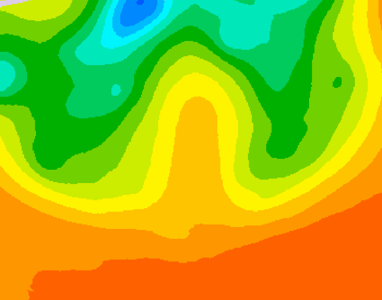 GDPS 500 millibar geopotential height 072 hour forecast chart for Canada based on 2026/07/01 1200Z data