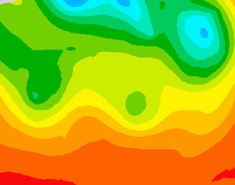 GDPS 500 millibar geopotential height 162 hour forecast chart for Canada based on 2026/07/01 1200Z data