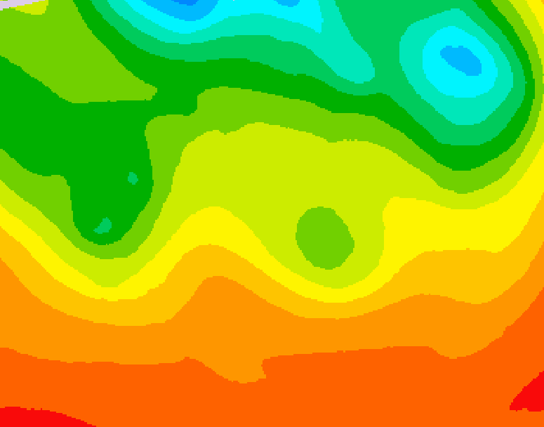 GDPS 500 millibar geopotential height 168 hour forecast chart for Canada based on 2026/07/01 1200Z data