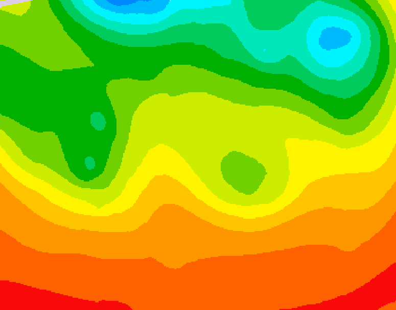 GDPS 500 millibar geopotential height 174 hour forecast chart for Canada based on 2026/07/01 1200Z data