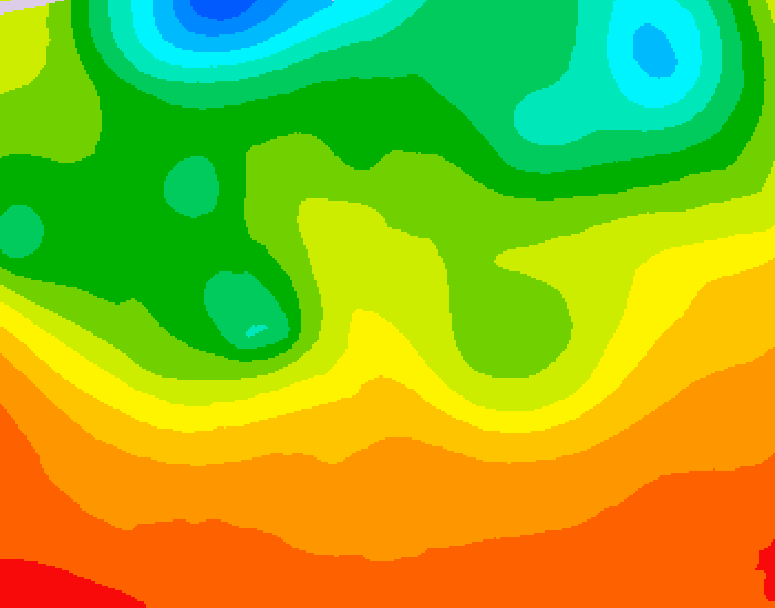 GDPS 500 millibar geopotential height 192 hour forecast chart for Canada based on 2026/07/01 1200Z data