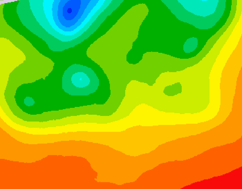 GDPS 500 millibar geopotential height 228 hour forecast chart for Canada based on 2026/07/01 1200Z data