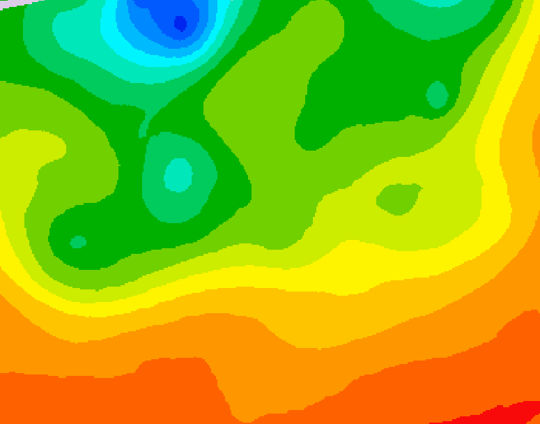 GDPS 500 millibar geopotential height 240 hour forecast chart for Canada based on 2026/07/01 1200Z data