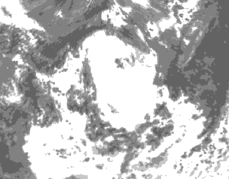 GDPS total cloud 066 hour forecast chart for Canada based on 2026/07/01 1200Z data