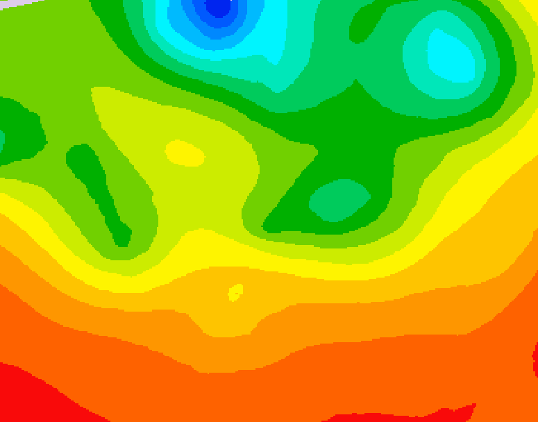GDPS 500 millibar geopotential height 168 hour forecast chart for Canada based on 2026/07/02 0000Z data