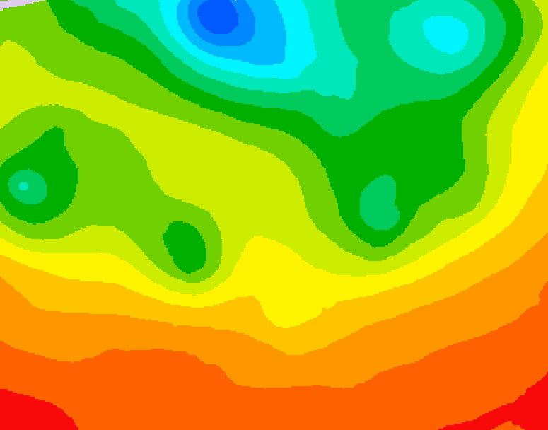 GDPS 500 millibar geopotential height 192 hour forecast chart for Canada based on 2026/07/02 0000Z data