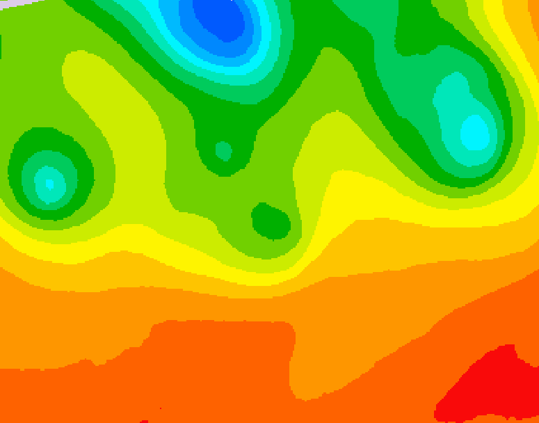 GDPS 500 millibar geopotential height 108 hour forecast chart for Canada based on 2026/07/02 1200Z data