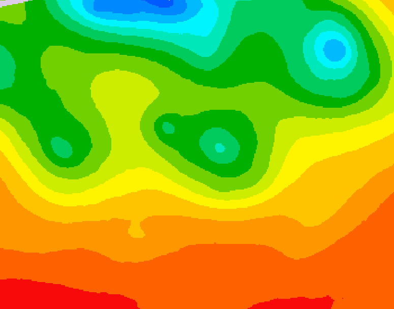 GDPS 500 millibar geopotential height 138 hour forecast chart for Canada based on 2026/07/02 1200Z data