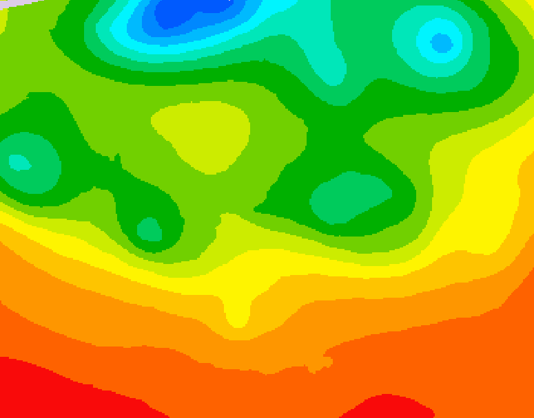 GDPS 500 millibar geopotential height 162 hour forecast chart for Canada based on 2026/07/02 1200Z data