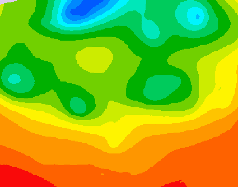 GDPS 500 millibar geopotential height 168 hour forecast chart for Canada based on 2026/07/02 1200Z data