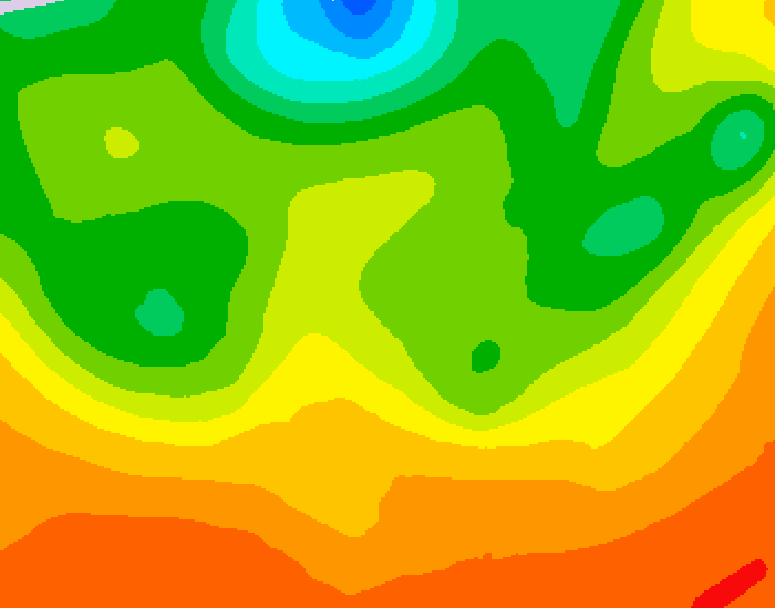 GDPS 500 millibar geopotential height 216 hour forecast chart for Canada based on 2026/07/02 1200Z data