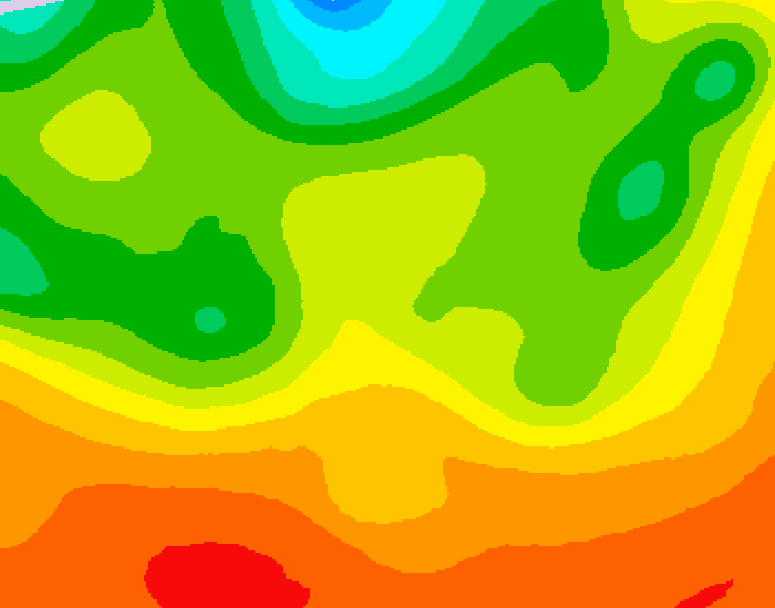 GDPS 500 millibar geopotential height 234 hour forecast chart for Canada based on 2026/07/02 1200Z data