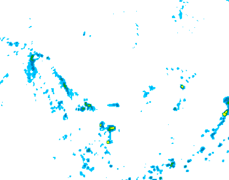 GDPS precipitation 168 hour forecast chart for Canada based on 2026/07/02 0000Z data