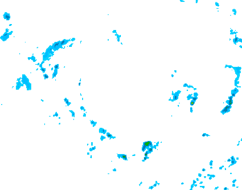 GDPS precipitation 024 hour forecast chart for Canada based on 2026/07/02 1200Z data