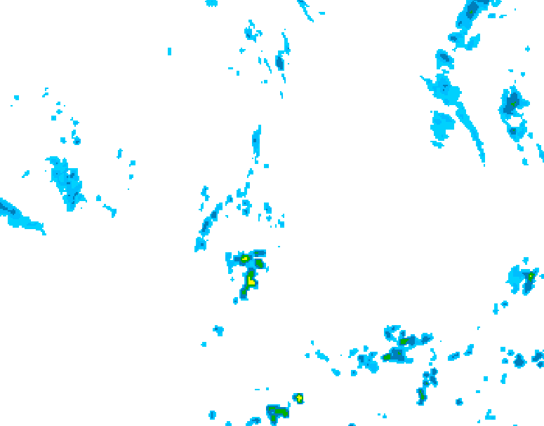 GDPS precipitation 090 hour forecast chart for Canada based on 2026/07/02 1200Z data