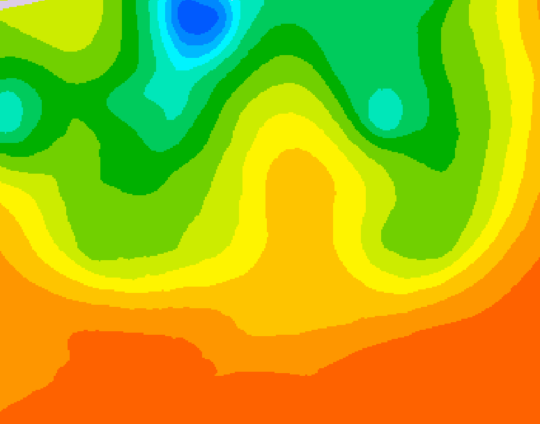 GDPS 500 millibar geopotential height 048 hour forecast chart for Canada based on 2026/07/03 0000Z data