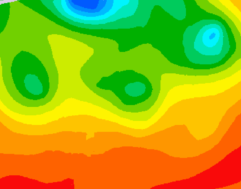 GDPS 500 millibar geopotential height 120 hour forecast chart for Canada based on 2026/07/03 0000Z data
