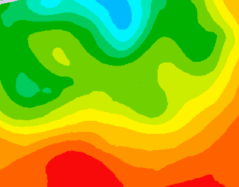 GDPS 500 millibar geopotential height 234 hour forecast chart for Canada based on 2026/07/03 0000Z data