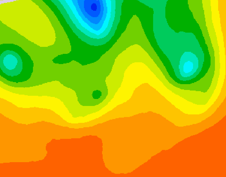 GDPS 500 millibar geopotential height 066 hour forecast chart for Canada based on 2026/07/03 1200Z data