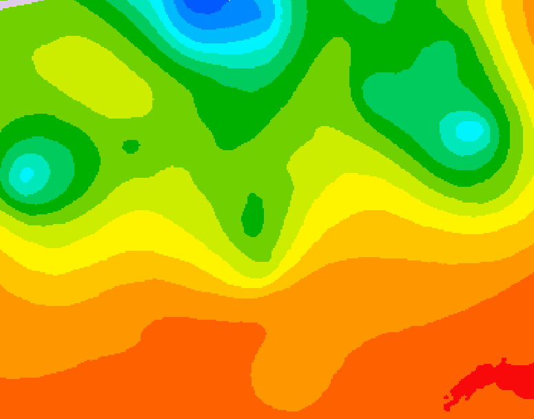 GDPS 500 millibar geopotential height 084 hour forecast chart for Canada based on 2026/07/03 1200Z data
