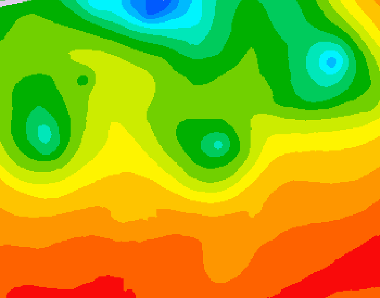 GDPS 500 millibar geopotential height 108 hour forecast chart for Canada based on 2026/07/03 1200Z data