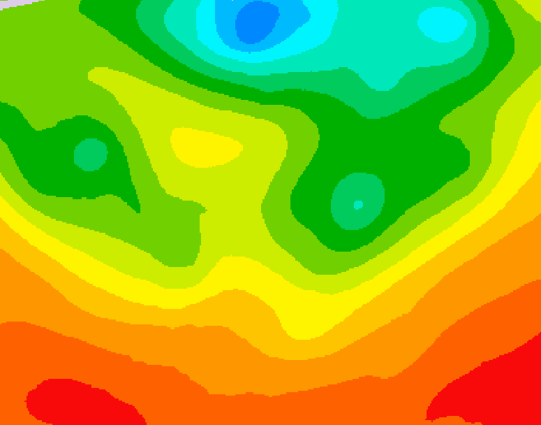 GDPS 500 millibar geopotential height 156 hour forecast chart for Canada based on 2026/07/03 1200Z data
