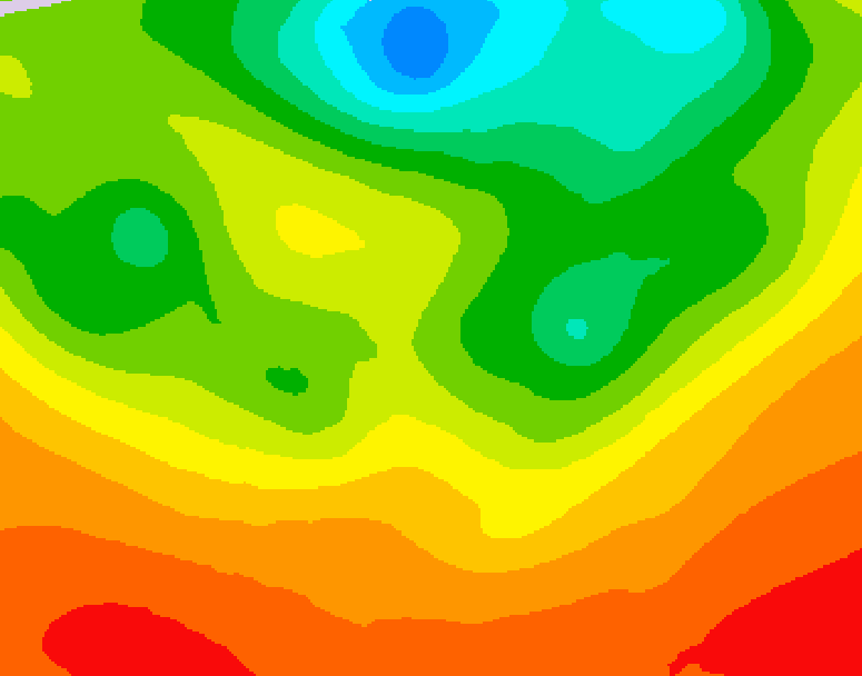 GDPS 500 millibar geopotential height 162 hour forecast chart for Canada based on 2026/07/03 1200Z data