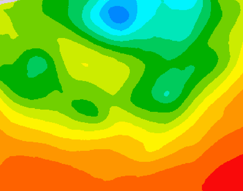 GDPS 500 millibar geopotential height 168 hour forecast chart for Canada based on 2026/07/03 1200Z data