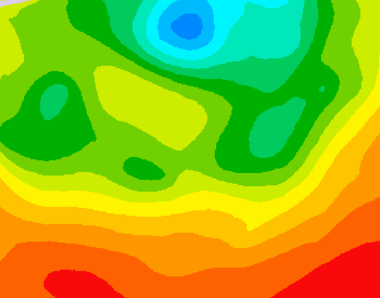 GDPS 500 millibar geopotential height 174 hour forecast chart for Canada based on 2026/07/03 1200Z data