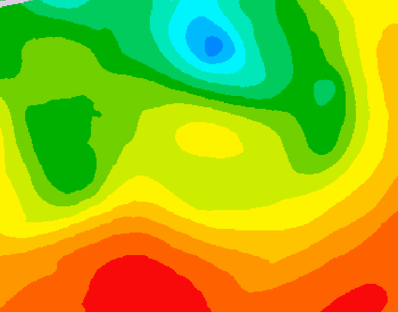 GDPS 500 millibar geopotential height 210 hour forecast chart for Canada based on 2026/07/03 1200Z data