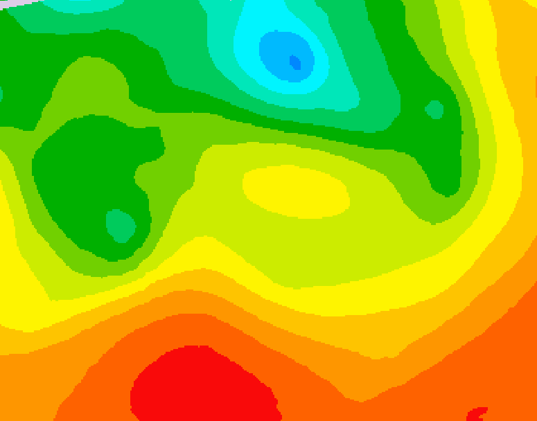 GDPS 500 millibar geopotential height 216 hour forecast chart for Canada based on 2026/07/03 1200Z data