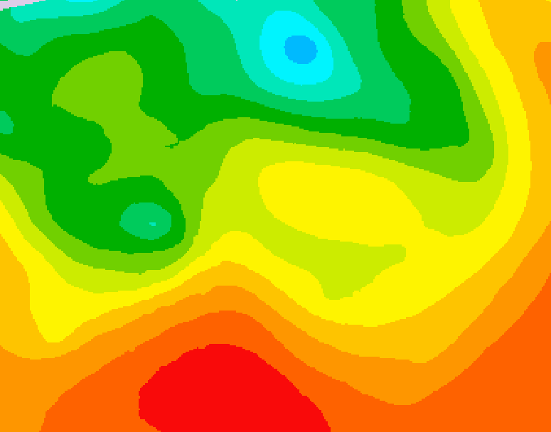 GDPS 500 millibar geopotential height 228 hour forecast chart for Canada based on 2026/07/03 1200Z data
