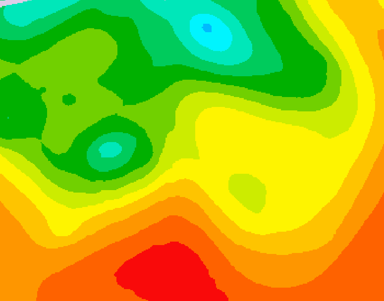 GDPS 500 millibar geopotential height 240 hour forecast chart for Canada based on 2026/07/03 1200Z data
