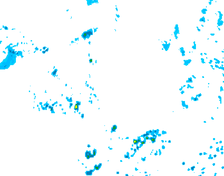 GDPS precipitation 048 hour forecast chart for Canada based on 2026/07/03 0000Z data