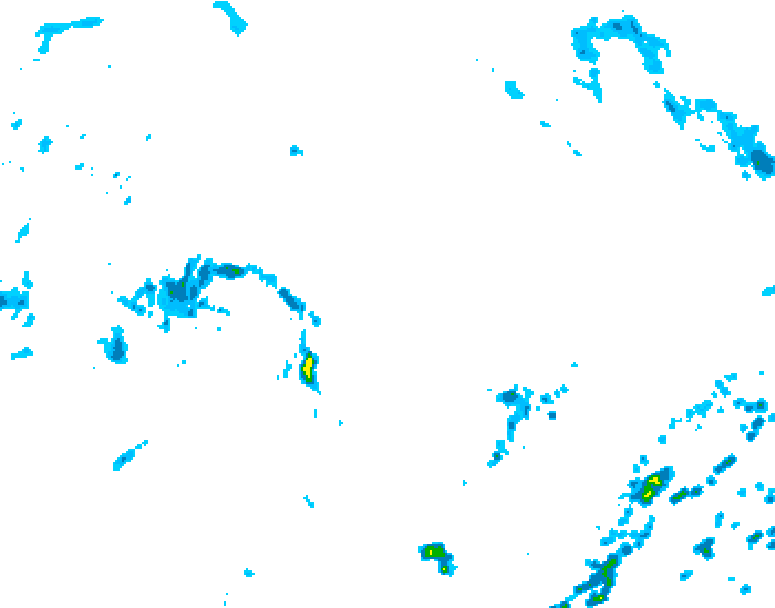 GDPS precipitation 234 hour forecast chart for Canada based on 2026/07/03 1200Z data