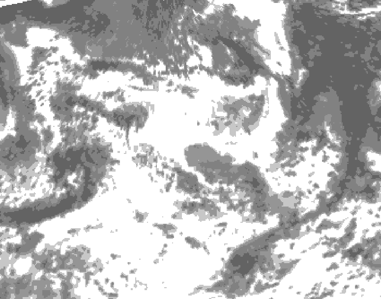 GDPS total cloud 204 hour forecast chart for Canada based on 2026/07/03 1200Z data