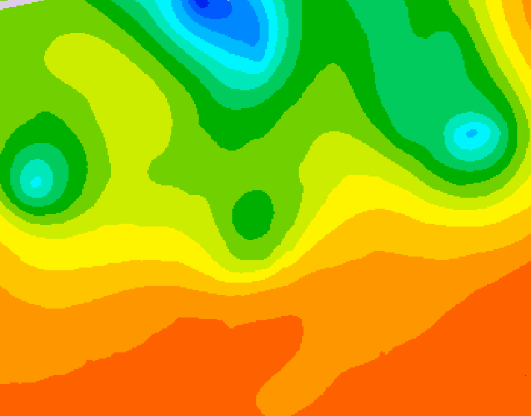 GDPS 500 millibar geopotential height 072 hour forecast chart for Canada based on 2026/07/04 0000Z data