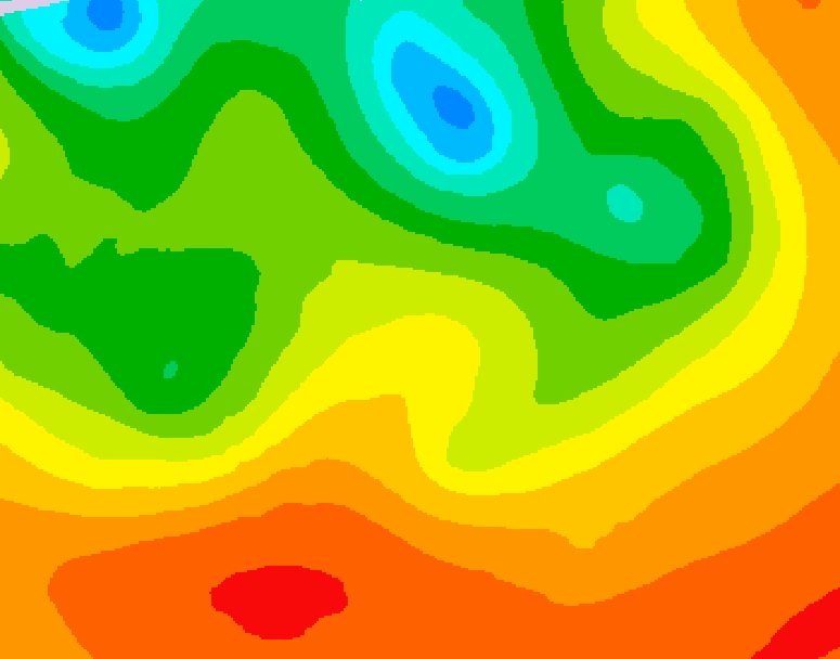 GDPS 500 millibar geopotential height 204 hour forecast chart for Canada based on 2026/07/04 0000Z data