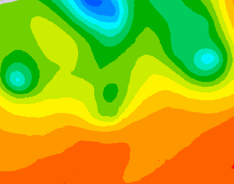 GDPS 500 millibar geopotential height 060 hour forecast chart for Canada based on 2026/07/04 1200Z data
