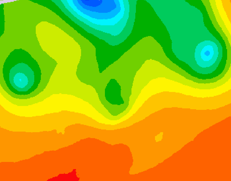 GDPS 500 millibar geopotential height 066 hour forecast chart for Canada based on 2026/07/04 1200Z data
