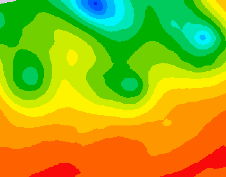 GDPS 500 millibar geopotential height 084 hour forecast chart for Canada based on 2026/07/04 1200Z data