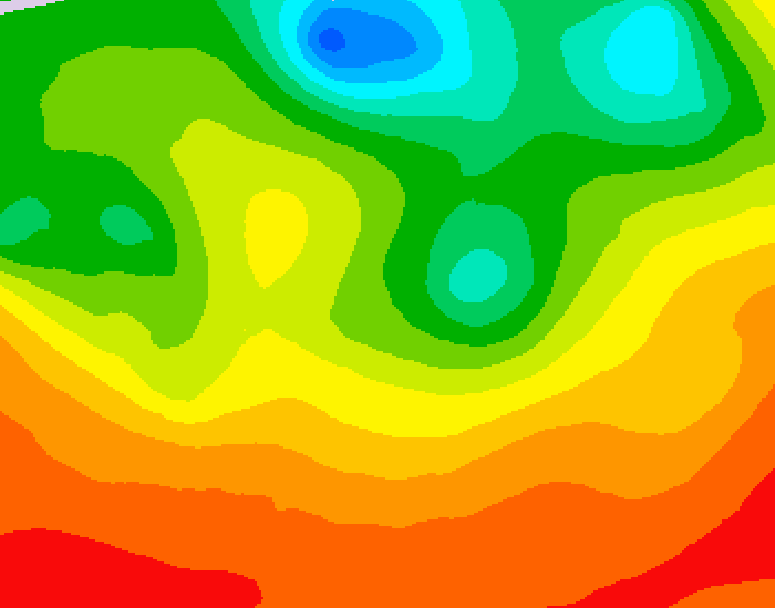 GDPS 500 millibar geopotential height 108 hour forecast chart for Canada based on 2026/07/04 1200Z data