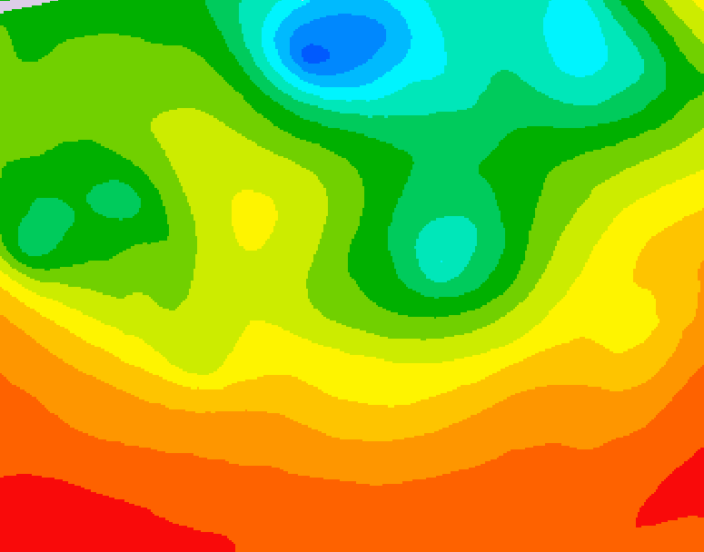 GDPS 500 millibar geopotential height 114 hour forecast chart for Canada based on 2026/07/04 1200Z data