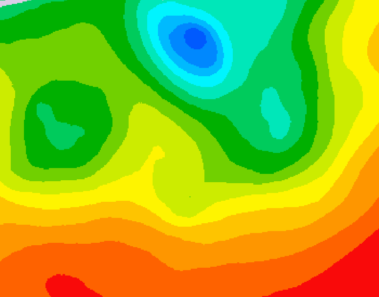 GDPS 500 millibar geopotential height 150 hour forecast chart for Canada based on 2026/07/04 1200Z data
