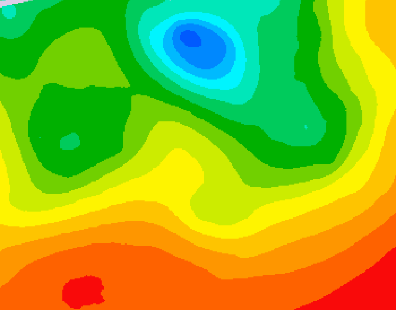 GDPS 500 millibar geopotential height 162 hour forecast chart for Canada based on 2026/07/04 1200Z data