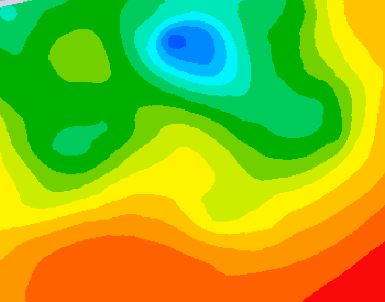 GDPS 500 millibar geopotential height 168 hour forecast chart for Canada based on 2026/07/04 1200Z data