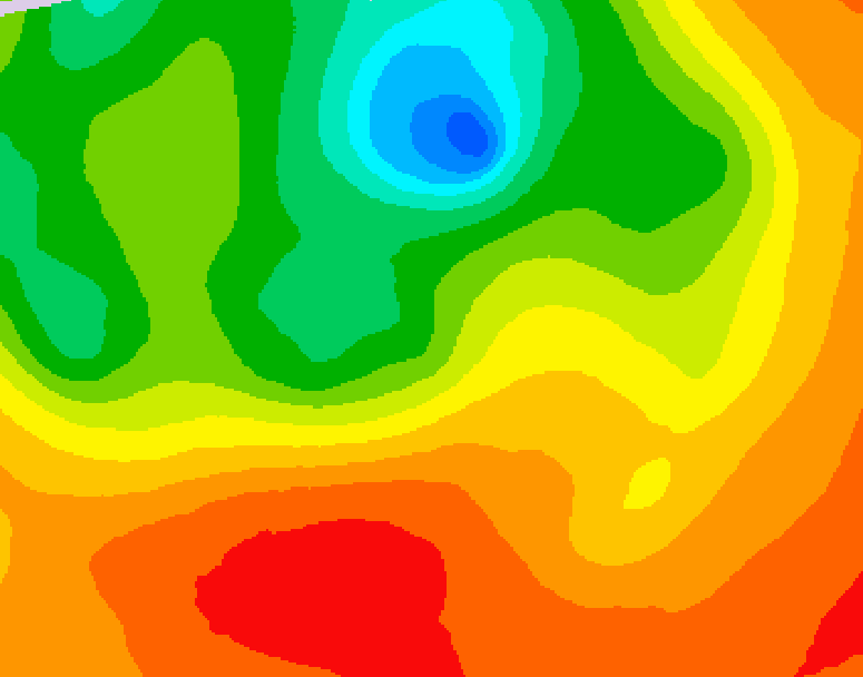 GDPS 500 millibar geopotential height 204 hour forecast chart for Canada based on 2026/07/04 1200Z data