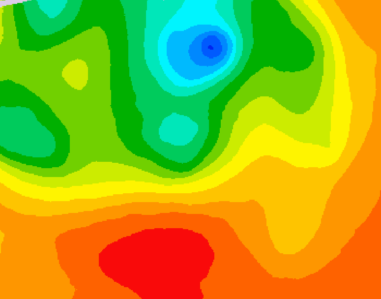 GDPS 500 millibar geopotential height 216 hour forecast chart for Canada based on 2026/07/04 1200Z data