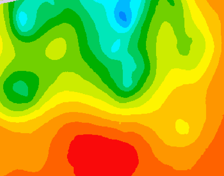 GDPS 500 millibar geopotential height 240 hour forecast chart for Canada based on 2026/07/04 1200Z data
