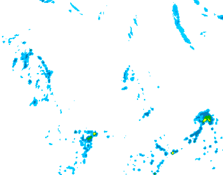 GDPS precipitation 096 hour forecast chart for Canada based on 2026/07/04 0000Z data